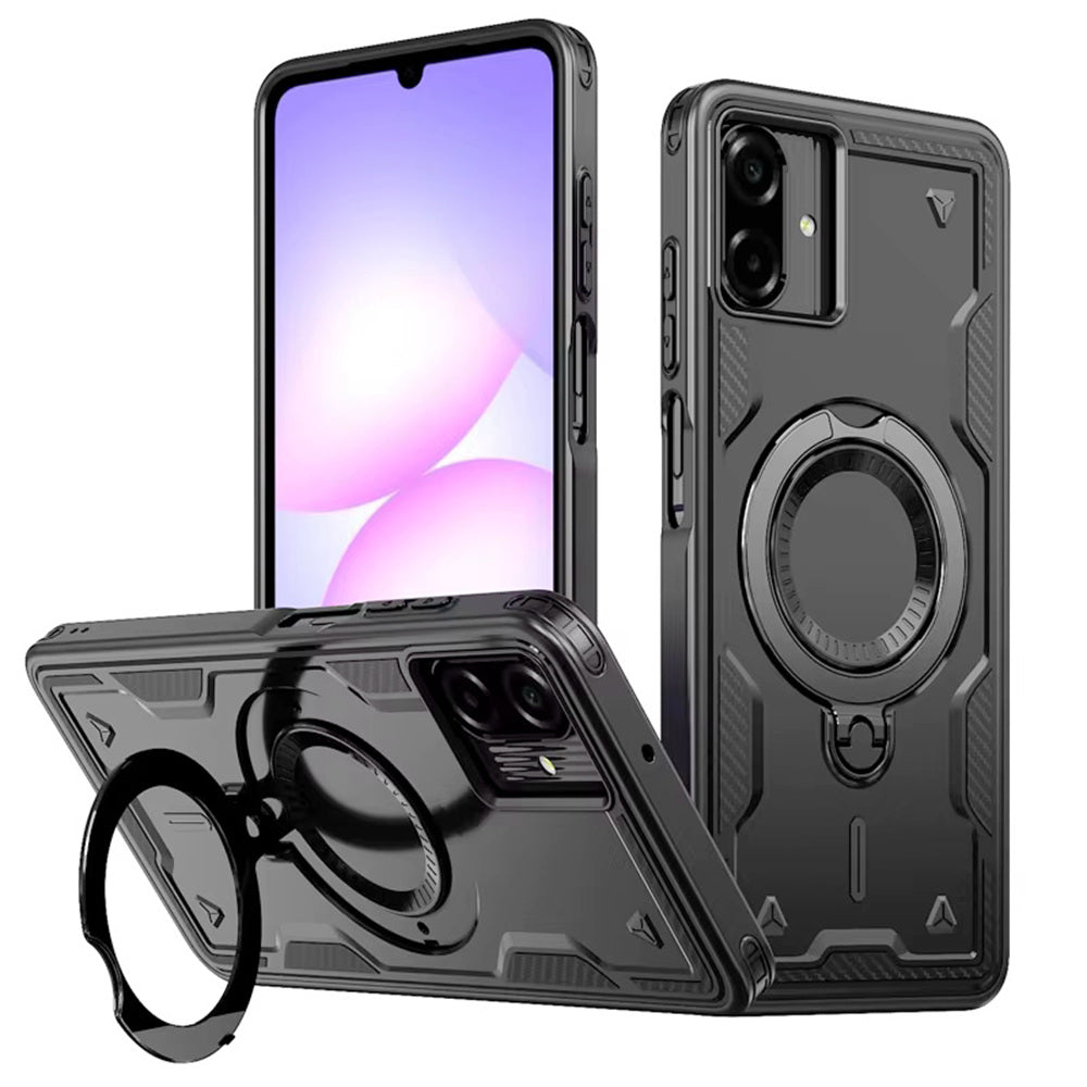 Shockproof Magsafe Kickstand Ring Case for Samsung Galaxy A07 (4G) Shockproof Magsafe Kickstand Ring Case for Samsung Galaxy A07 (4G)